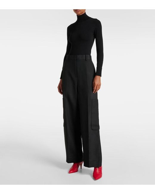 Khaite Red Rowan Leather Mules