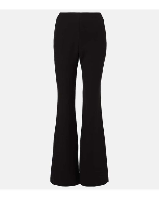 Roland Mouret Black Schlaghose Aus Cady