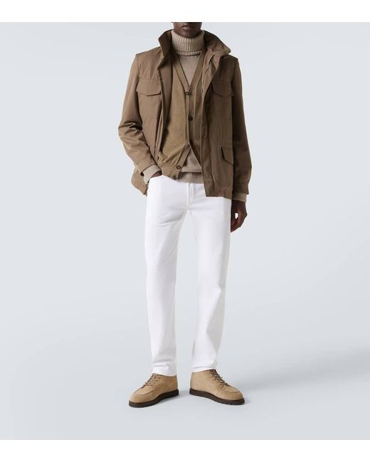 Loro Piana Natural Cashmere Turtleneck Sweater for men