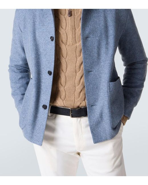 Tod's Black Suede Belt for men