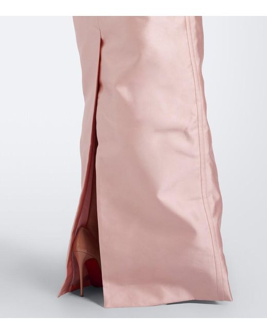 Marmar Halim Pink Strapless Gown