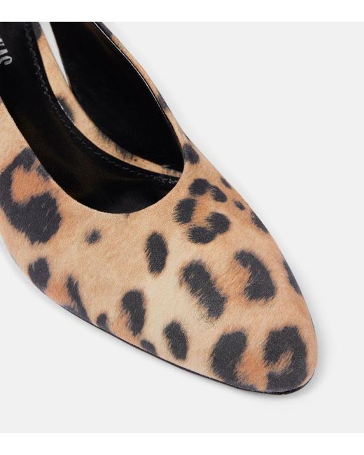 Paris Texas Brown Lavinia 50 Leopard-Print Suede Pumps