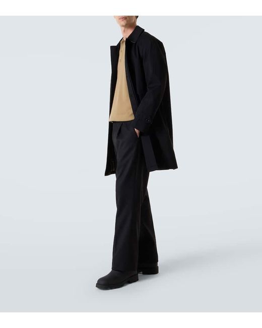 Botas De Lluvia Con Check Burberry de hombre de color Black
