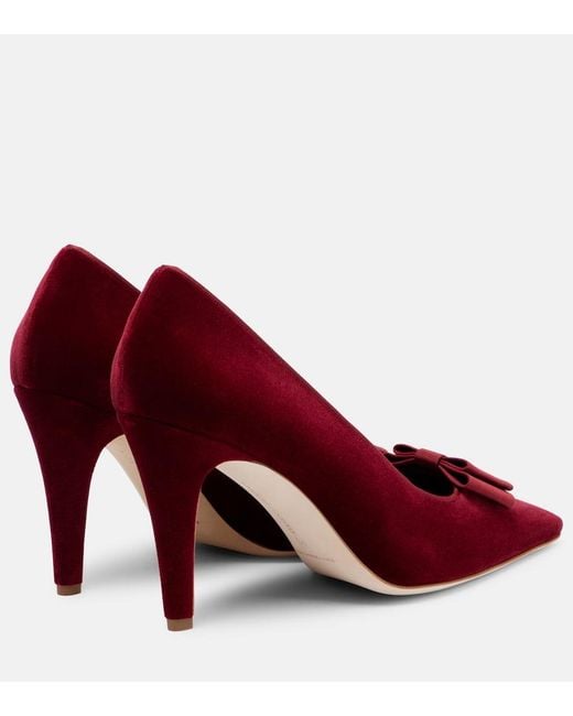 Pumps Reader 90 di Manolo Blahnik in Red