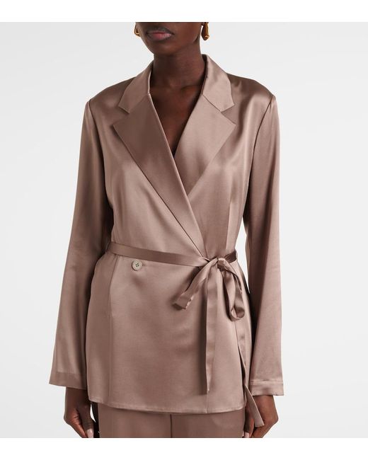 Joseph Brown Joubert Silk Satin Jacket