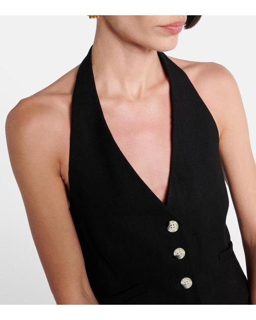 Veronica Beard Black Arabella Vest