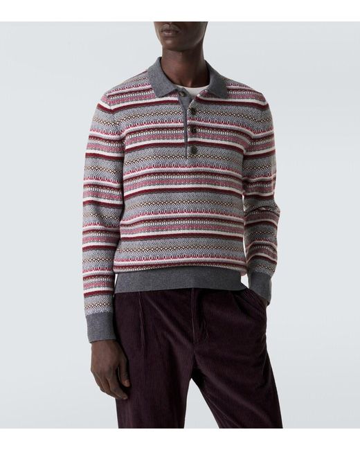 Pullover Polo di Eleventy in Red da Uomo