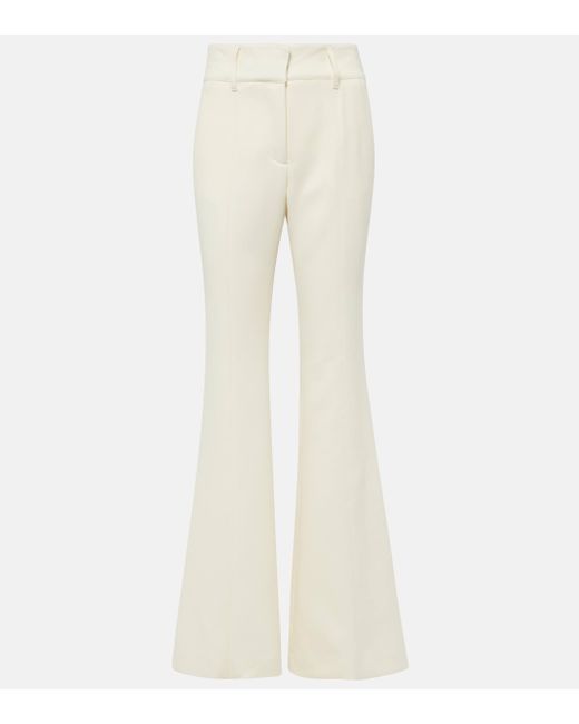 Grey Rhein cashmere-blend flared trousers