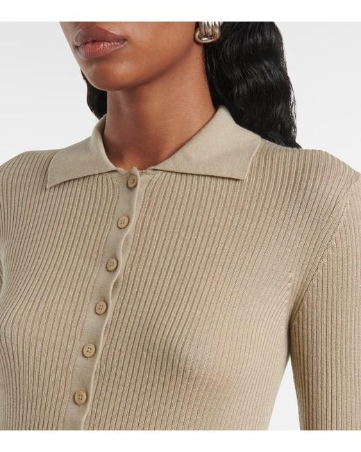 Frankie Shop Natural Body Solana Aus Wolle, Seide Und Kaschmir