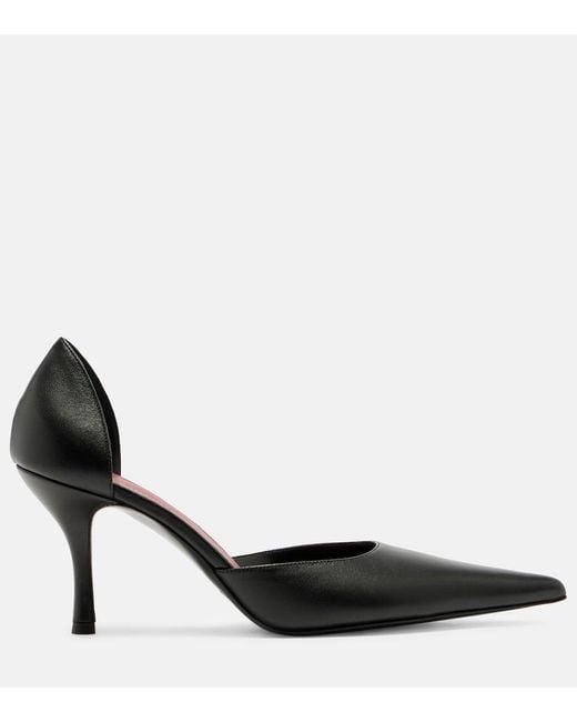 Magda Butrym Black Verzierte Pumps Aus Leder
