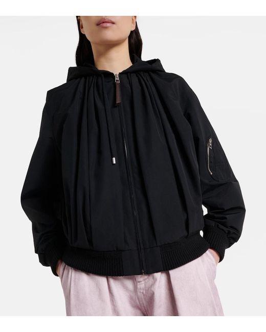 Loewe Black Technical Cotton-Blend Jacket