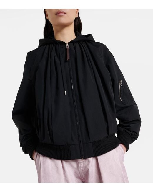 Loewe Black Technical Cotton-Blend Jacket