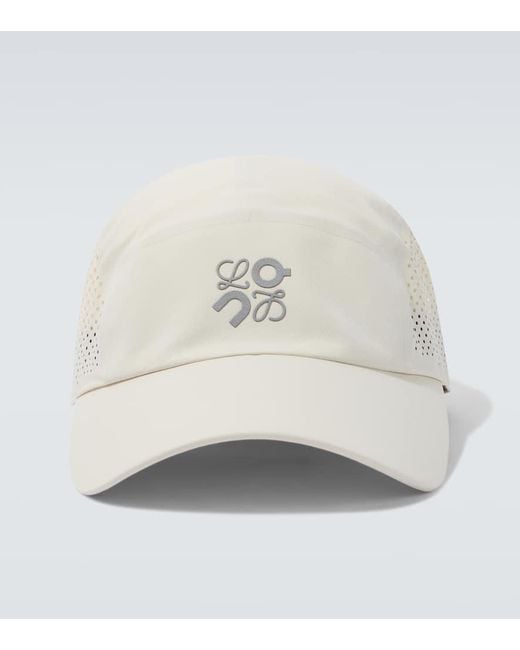 Loewe White X On Technical Baseball Cap for men