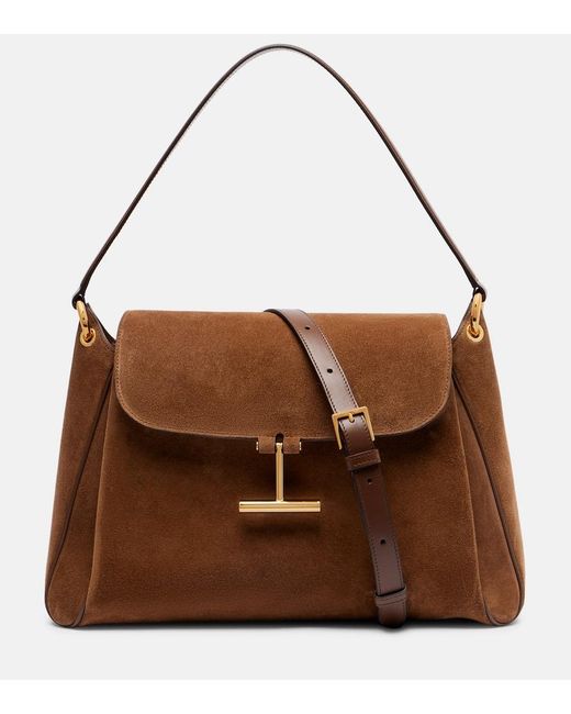 Borsa A Spalla Tara Medium di Tom Ford in Brown