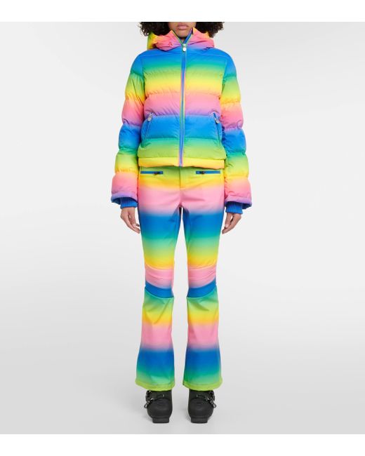 Perfect Moment Multicolor Polar Flare Down Jacket