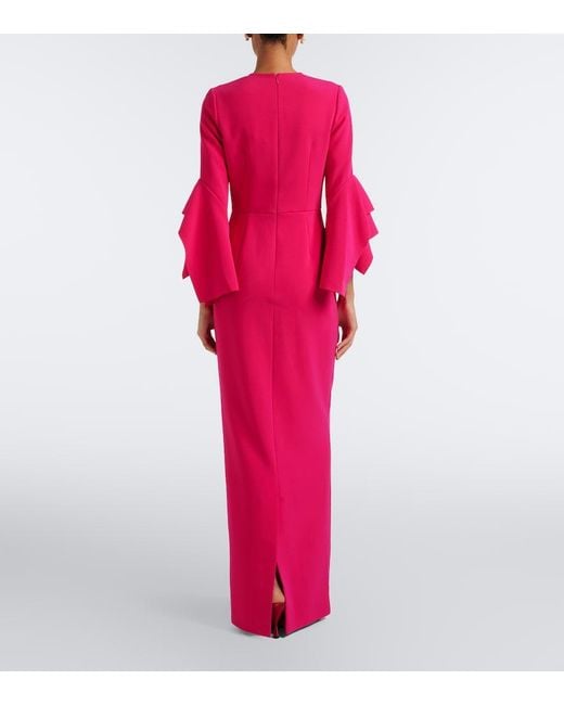 Roksanda Pink Cady Gown