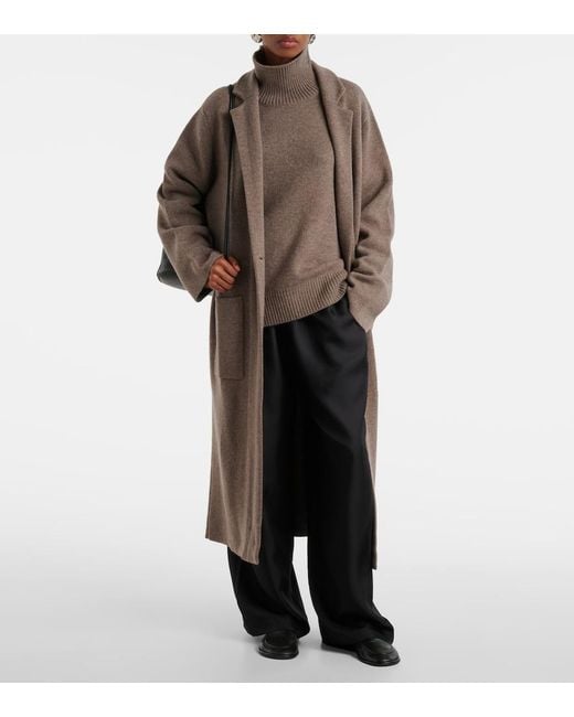 Lisa Yang Brown Heidi Cashmere Sweater