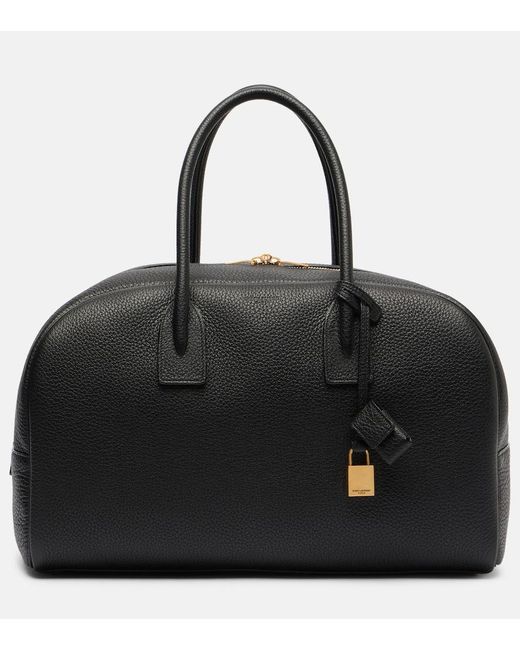Saint Laurent Black Tote Bag Aus Leder