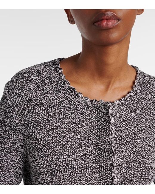 Proenza Schouler Gray Nidia Macrame Cotton Jacket