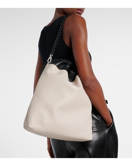 Loewe Black Flamenco Leather Clutch