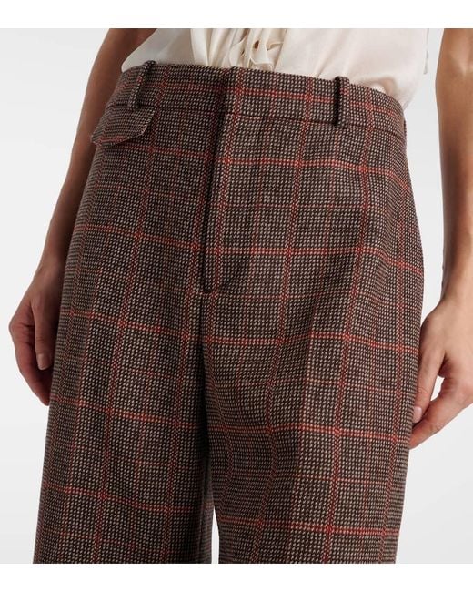 Pantaloni Flared di Chloé in Brown