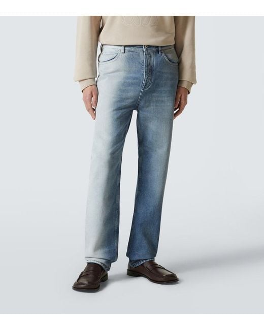 Jeans Regular di Loewe in Blue da Uomo