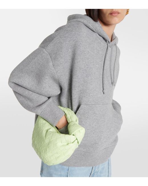 Bottega Veneta Gray Cashmere-Blend Hoodie