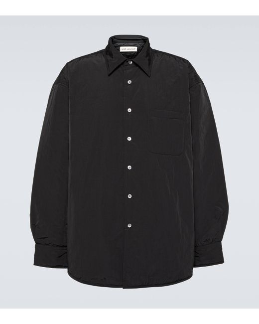Our Legacy Black Tech Borrowed Overshirt for men
