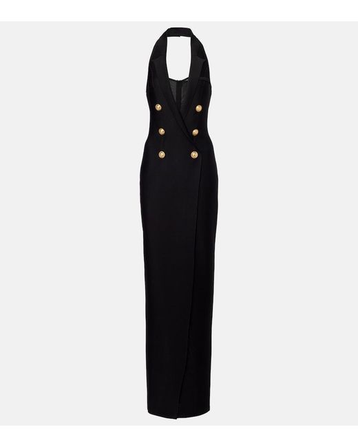 Robe Blazer Balmain en coloris Black