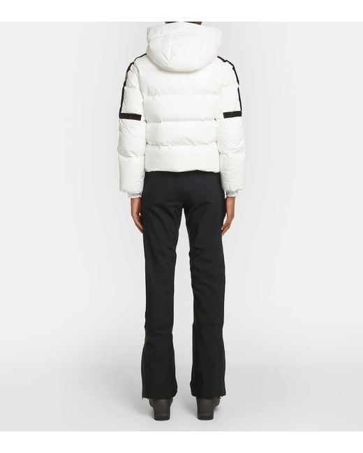 Fusalp White Barsy Quilted Ski Jacket