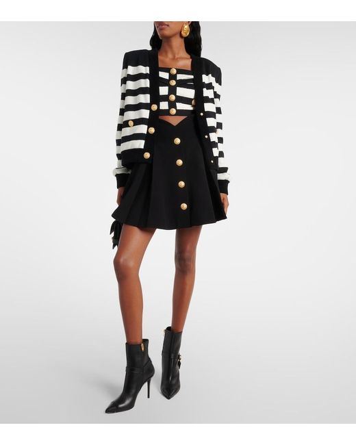 Balmain Black Ankle Boot Eva