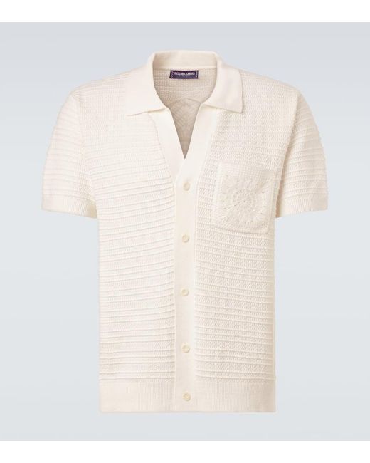 Camicia Cesar di Frescobol Carioca in Natural da Uomo