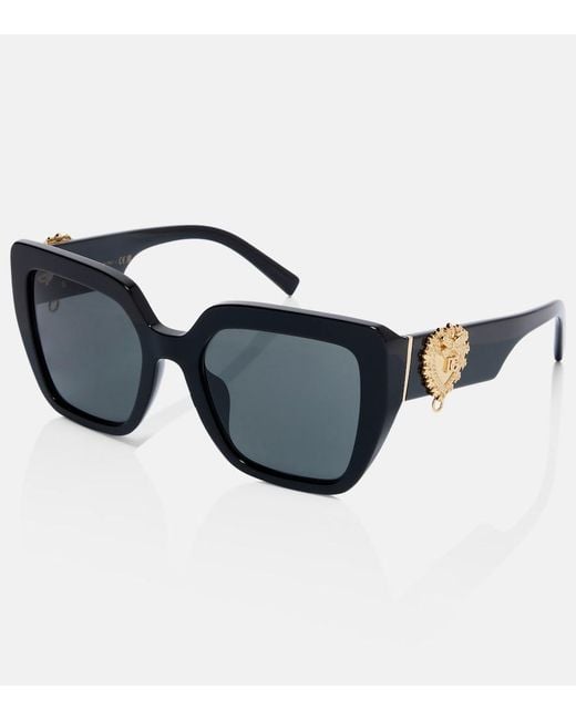 Dolce & Gabbana Blue Devotion Square Sunglasses