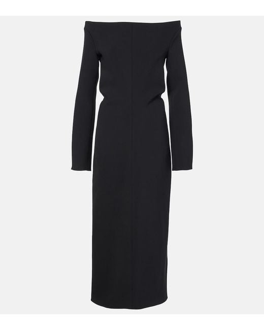Proenza Schouler Black Yara Midi Dress