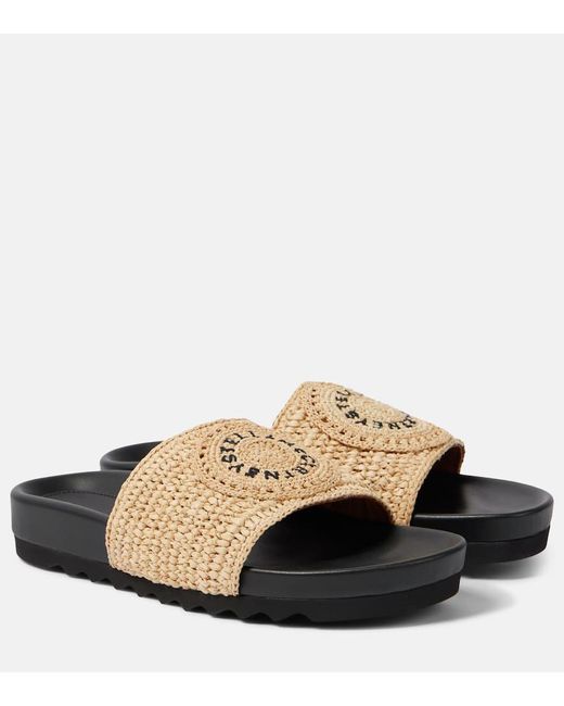 Stella McCartney Brown 'Elyse' Sandalen