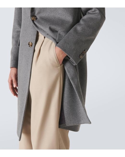 Lardini Gray Cashmere Coat for men
