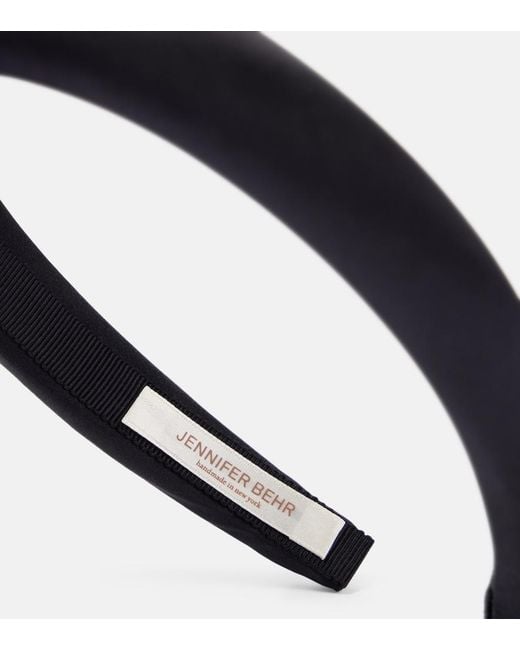 Jennifer Behr Blue Tori Satin Headband