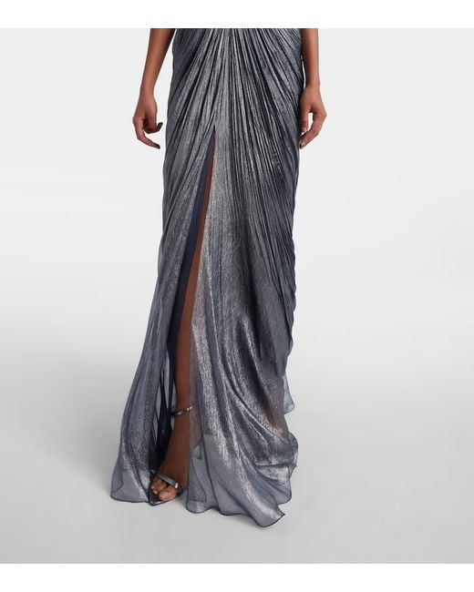 Abito Lungo Cecilia di Maria Lucia Hohan in Blue