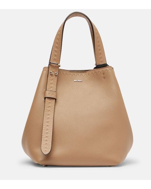 Sac Archetipo Medium En Cuir Max Mara en coloris Natural