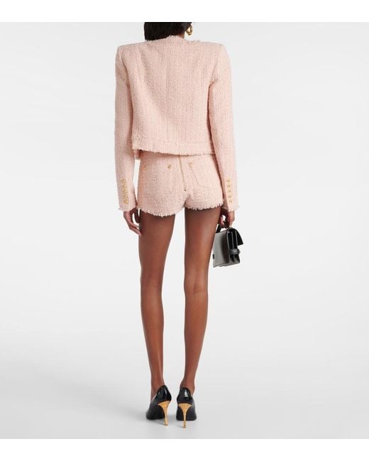 Balmain Natural Light Tweed Blazer