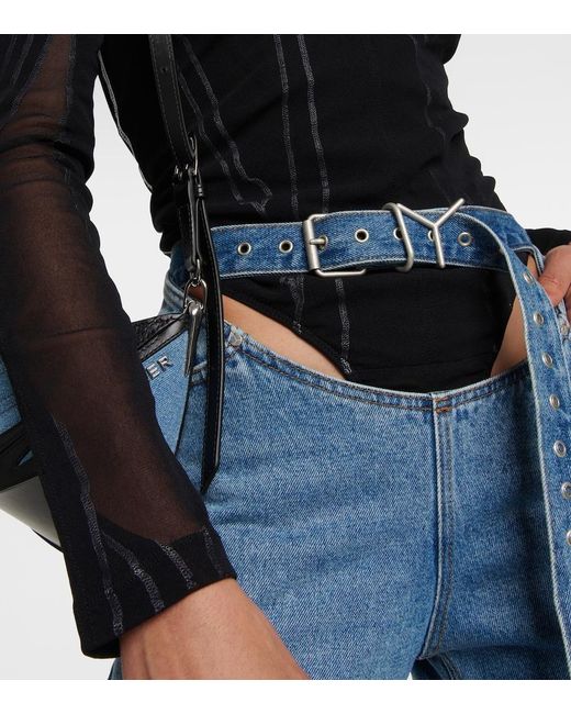 Y. Project Black Trimmed Bodysuit