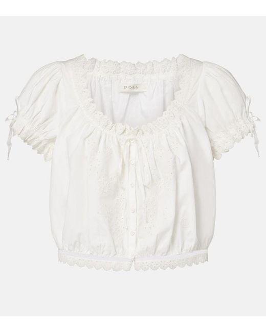 Top Nera di Doen in White