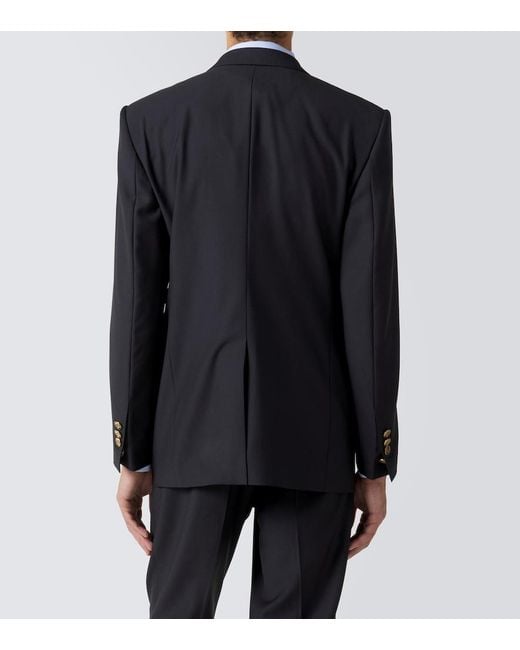 Dolce & Gabbana Black Virgin Wool Suit Jacket for men