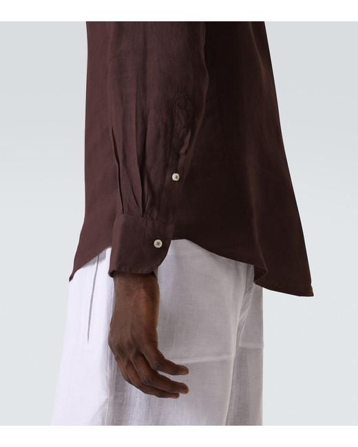 Camicia di Fedeli in Brown da Uomo
