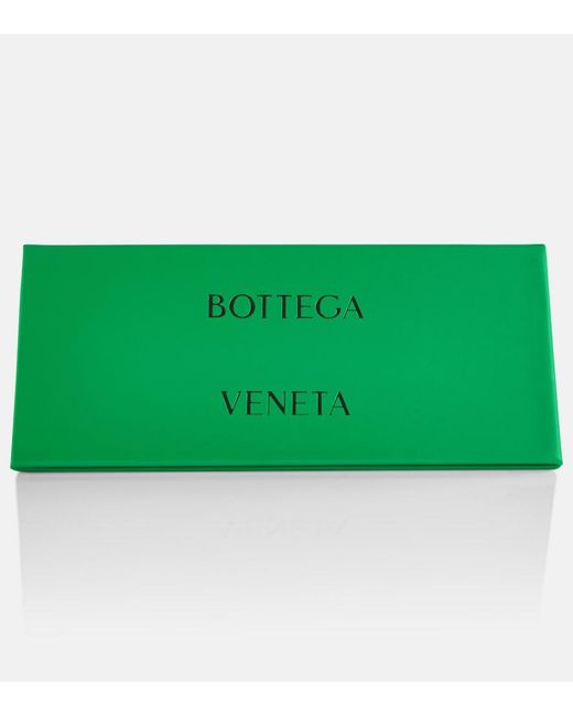 Bottega Veneta Brown Angle Cat-Eye Sunglasses