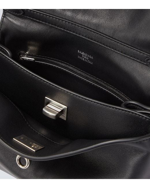 Balenciaga White Rodeo Small Leather Messenger Bag for men