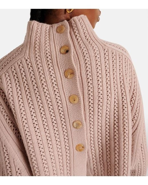 Max Mara Natural Hodeida Wool And Cashmere Sweater