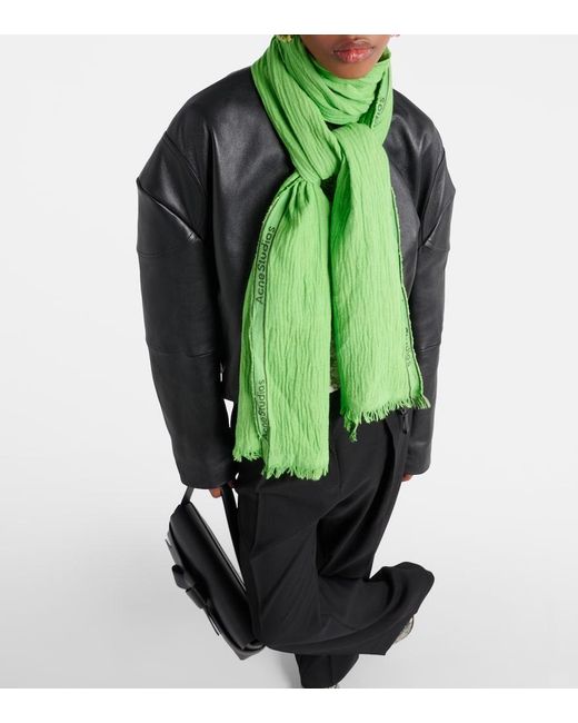 Sciarpa di Acne in Green