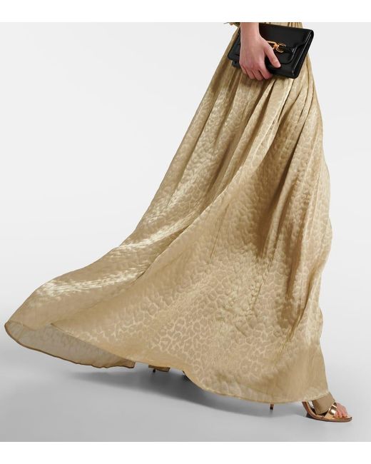 Vestido de fiesta asimetrico Isilda Costarellos de color Metallic