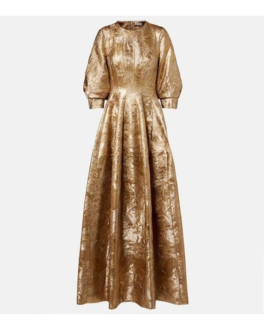 Jonathan Simkhai Natural Claravelle Jacquard Gown